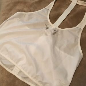 WHITE MESH Gymshark Crop Top